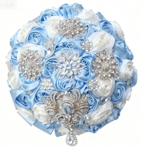 Gold Rose Wedding Bouquet - Luzilly Bridal & Apparel