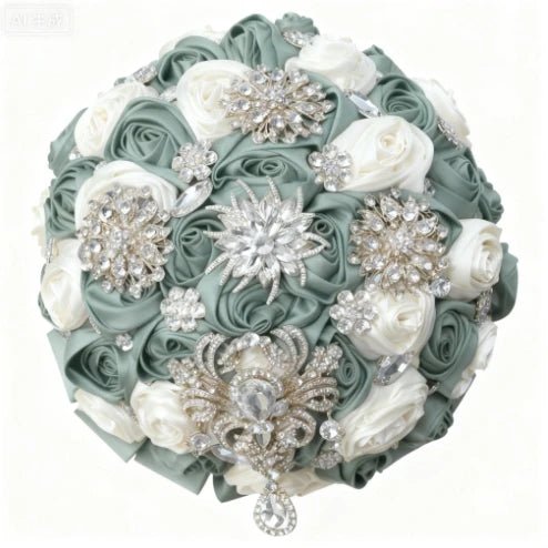 Gold Rose Wedding Bouquet - Luzilly Bridal & Apparel