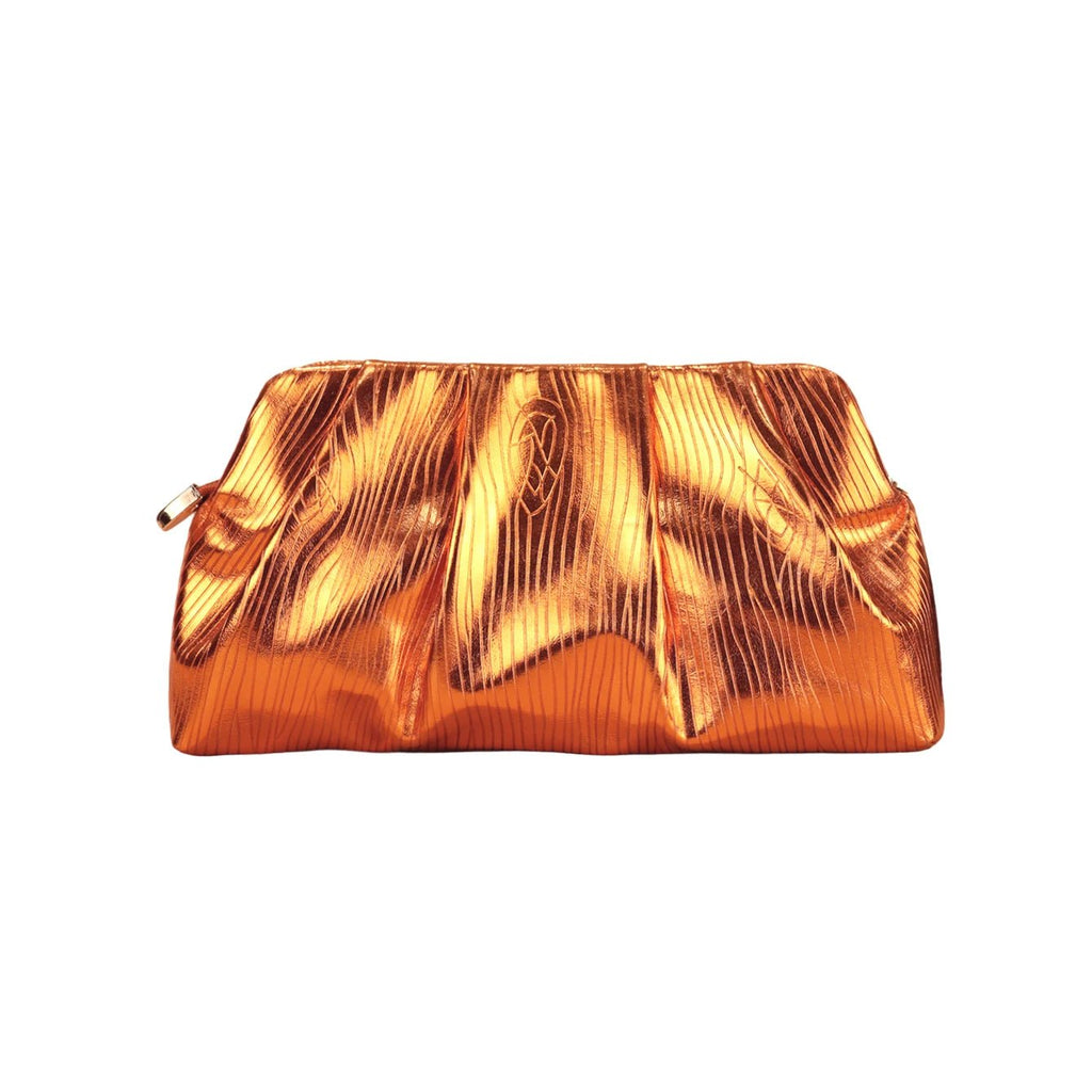 Golden Designer Evening Clutch - Luzilly Bridal & Apparel