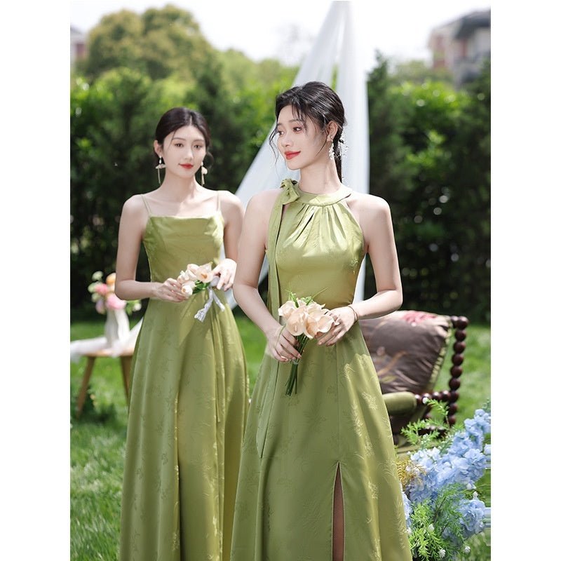 Green National Style Element Bridesmaid Dress - Luzilly Bridal & Apparel