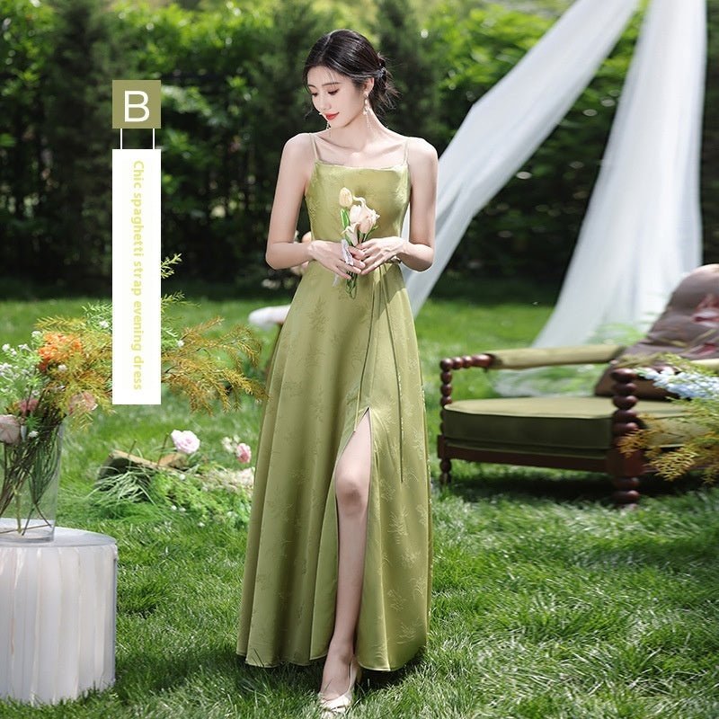 Green National Style Element Bridesmaid Dress - Luzilly Bridal & Apparel