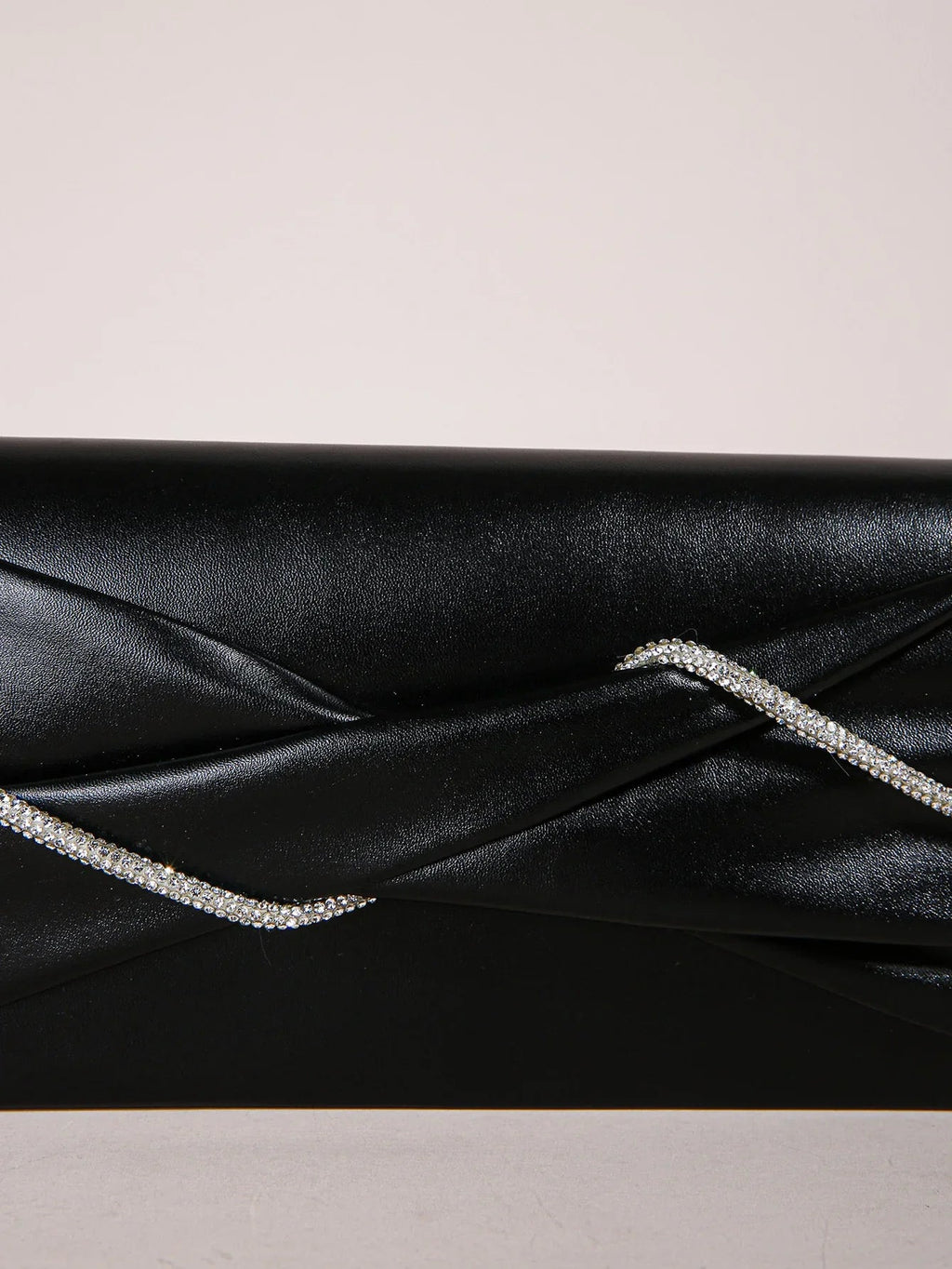 Hand Clutch Bag & Evening Clutch Bag for Women | Sparkling Crystal Rope Ruched Handbags & Glitter Envelope Purse for Party Girls - Luzilly Bridal & Apparel