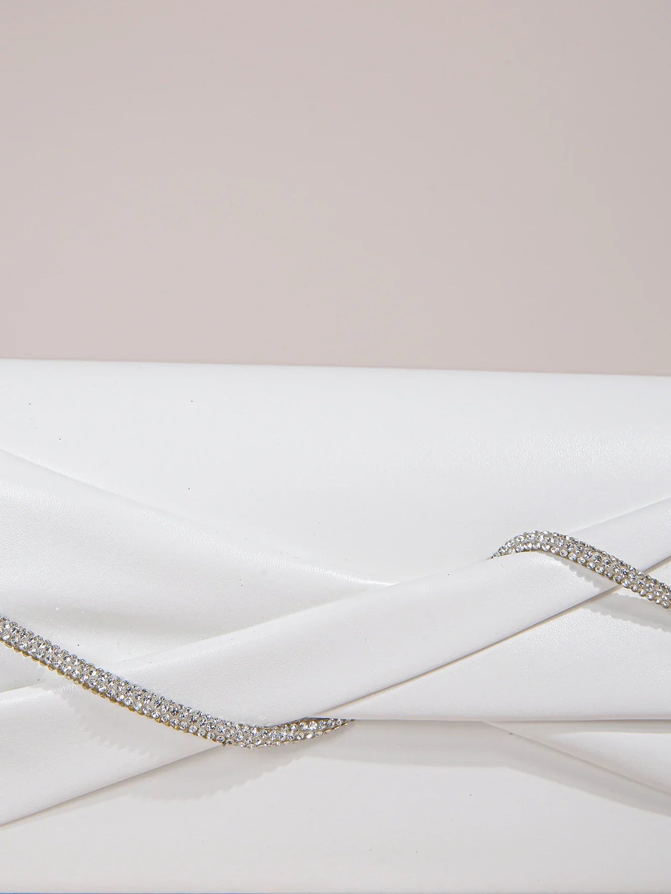 Hand Clutch Bag & Evening Clutch Bag for Women | Sparkling Crystal Rope Ruched Handbags & Glitter Envelope Purse for Party Girls - Luzilly Bridal & Apparel