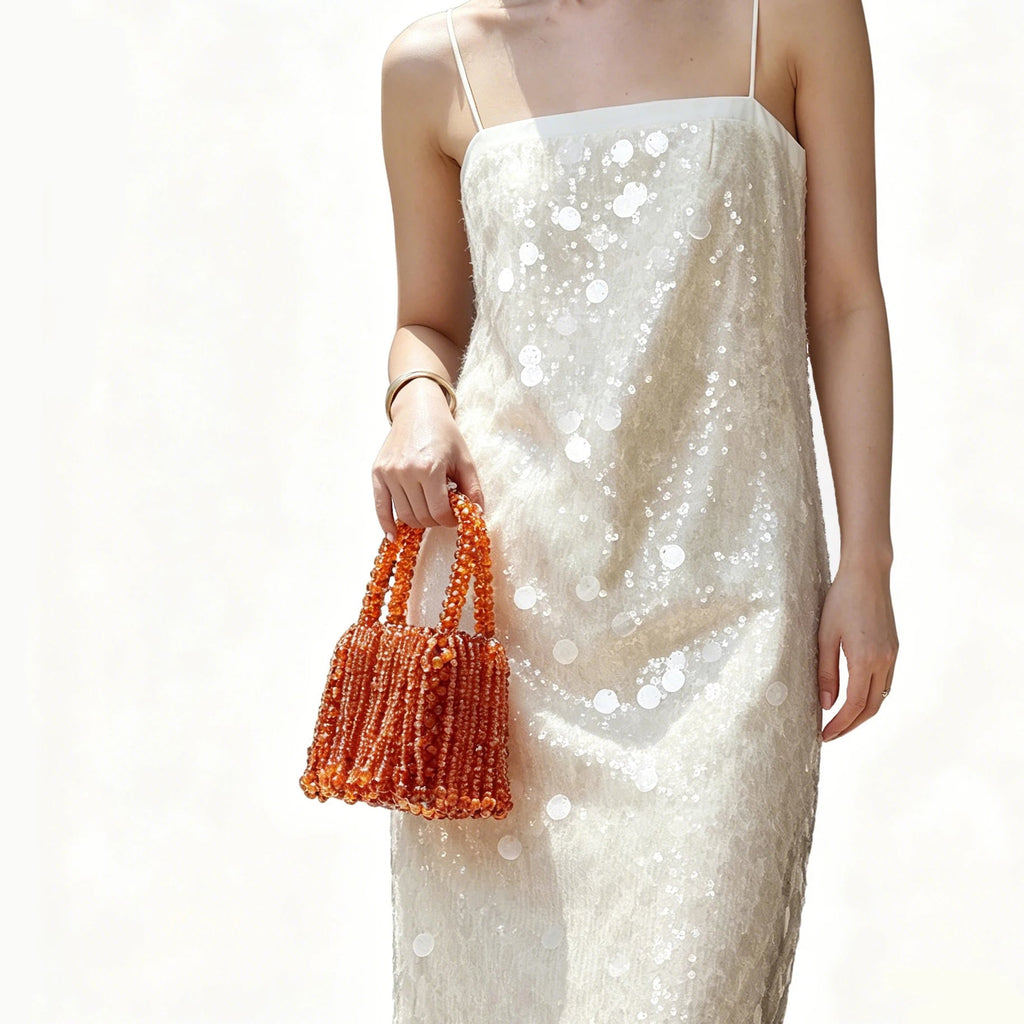 Handmade Pearl Evening Clutch - Luzilly Bridal & Apparel