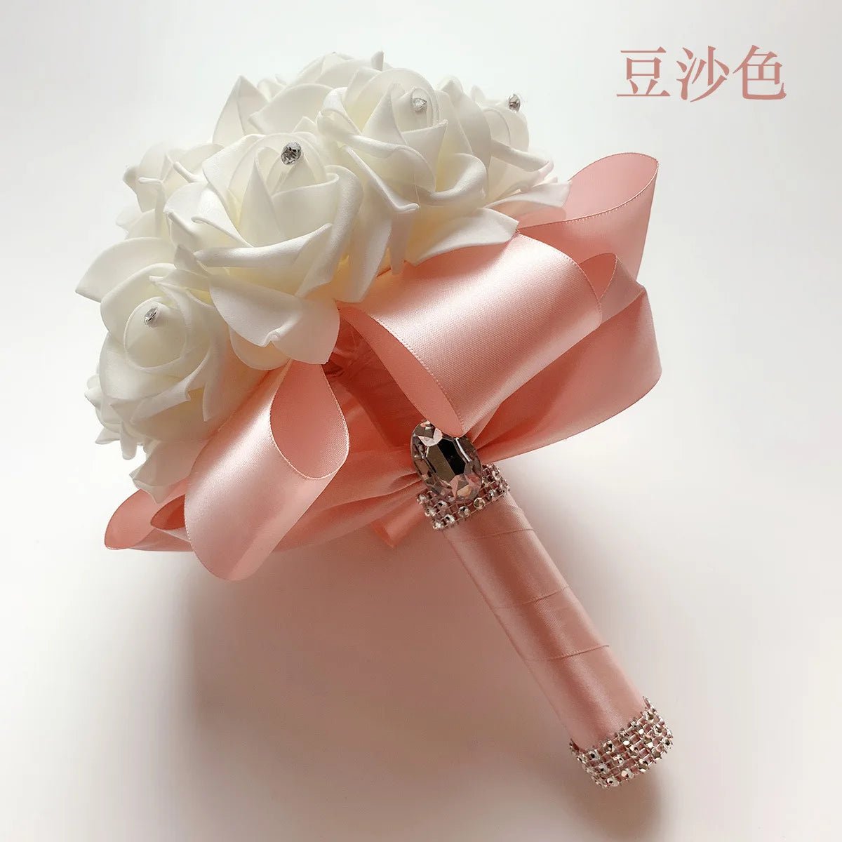 Handmade Rhinestone Rose Bridal Bouquet - Luzilly Bridal & Apparel