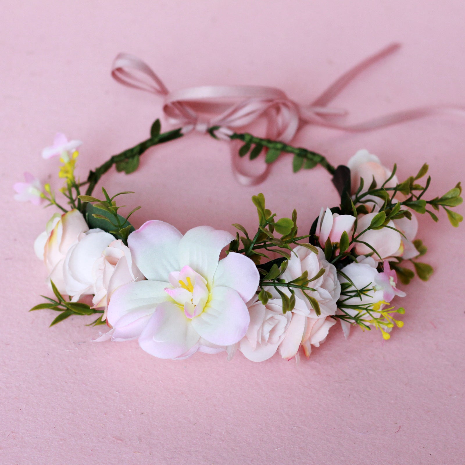 Hawaiian Vacation Wreath Headwear Beautiful Bridal Hairbands Wedding Hair Accessories Headwear Wreath - Luzilly Bridal & Apparel