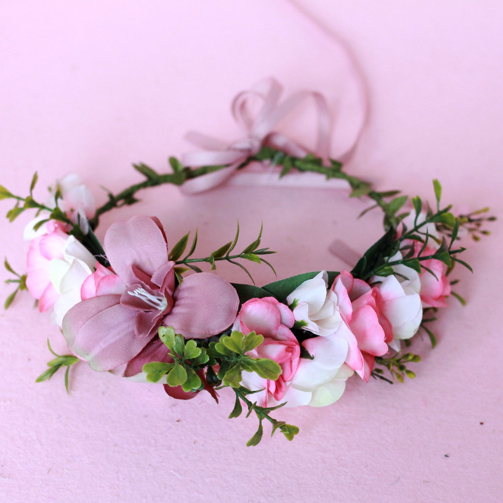 Hawaiian Vacation Wreath Headwear Beautiful Bridal Hairbands Wedding Hair Accessories Headwear Wreath - Luzilly Bridal & Apparel