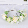 Hawaiian Wreath Wreath Simulation Flower Headwear Forest Fairy Girl Style Scenic Area Photo Headflower - Luzilly Bridal & Apparel