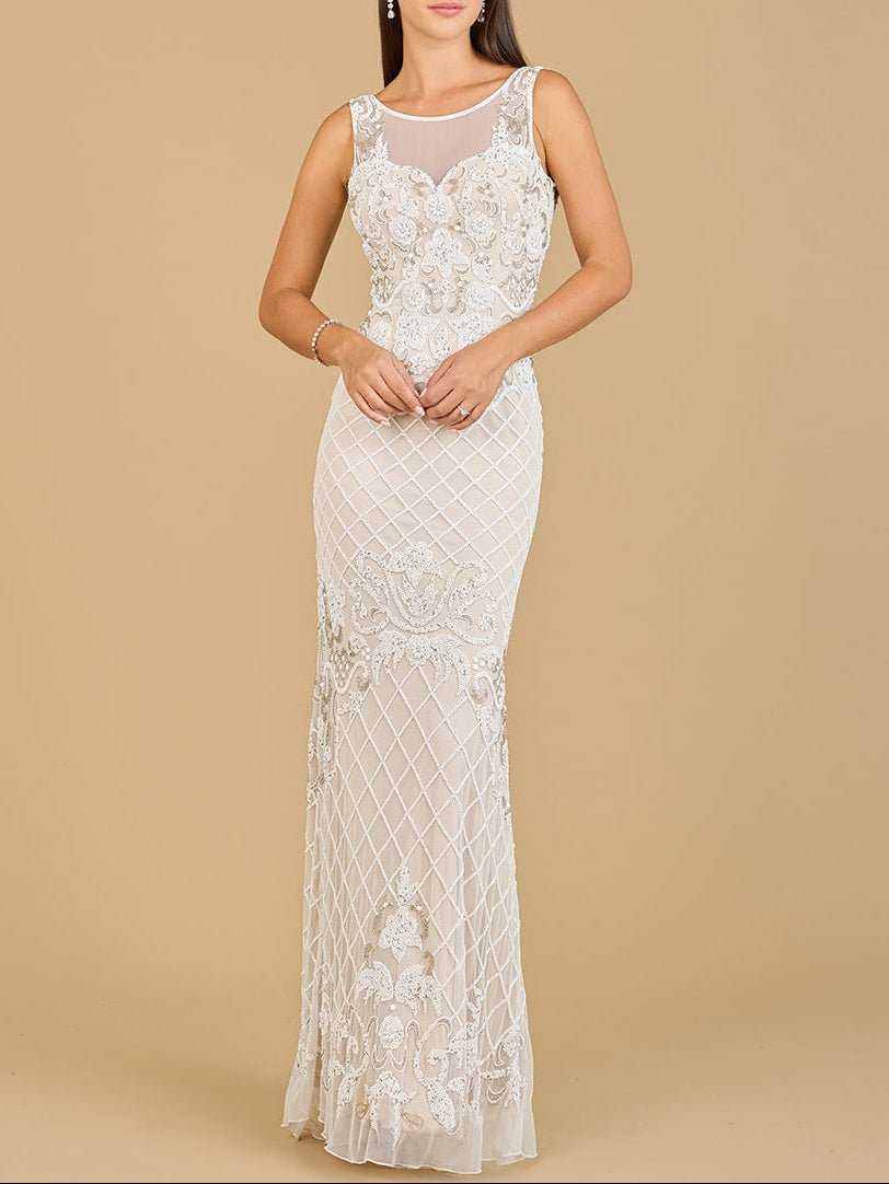High-Neck Sleeveless Wedding Gown | 51136 - Luzilly Bridal & Apparel