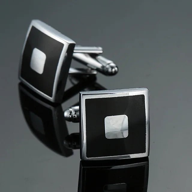 High Quality Copper Cufflinks Luxury Cuff Links Mens French Square Button Shirts Accessories Business Jewelry - Luzilly Bridal & Apparel
