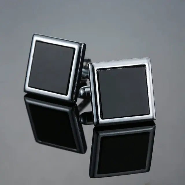 High Quality Copper Cufflinks Luxury Cuff Links Mens French Square Button Shirts Accessories Business Jewelry - Luzilly Bridal & Apparel