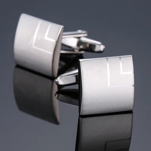 High Quality Copper Cufflinks Luxury Cuff Links Mens French Square Button Shirts Accessories Business Jewelry - Luzilly Bridal & Apparel