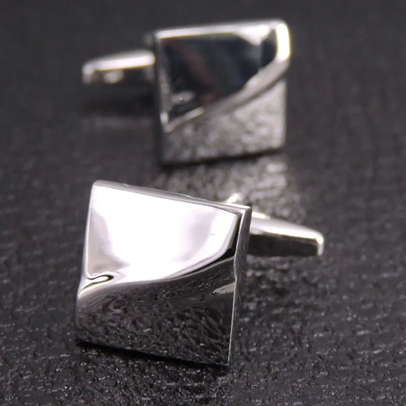 High Quality Copper Cufflinks Luxury Cuff Links Mens French Square Button Shirts Accessories Business Jewelry - Luzilly Bridal & Apparel