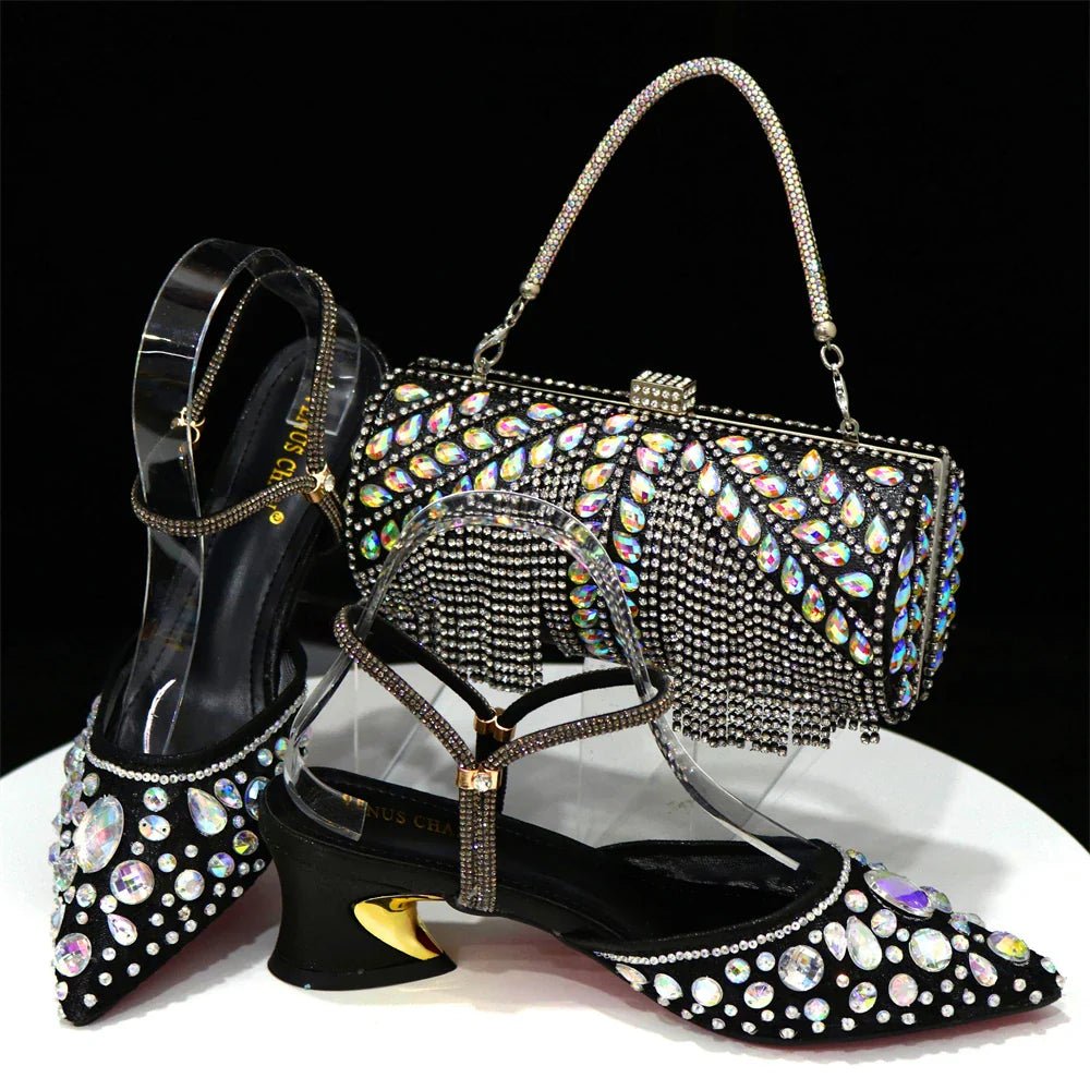 High Quality Ladies Shoes And Bags Set HAQ1-5 - Luzilly Bridal & Apparel