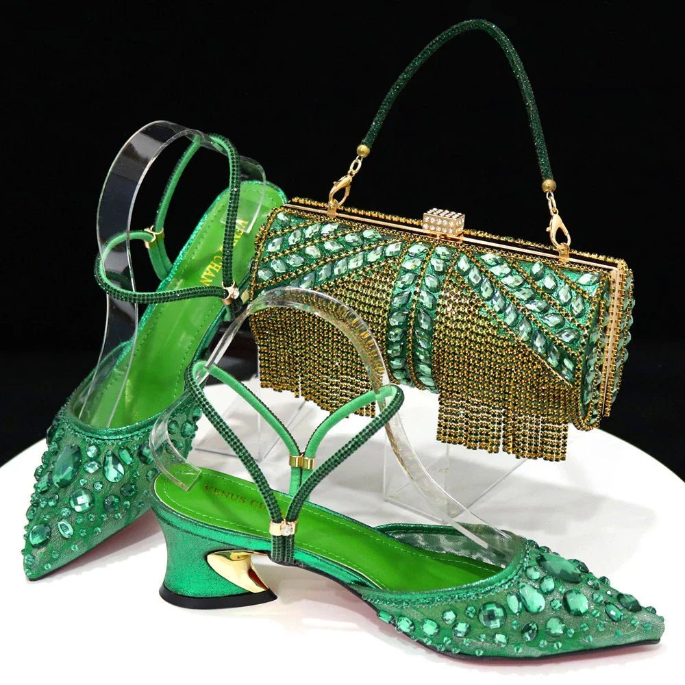 High Quality Ladies Shoes And Bags Set HAQ1-5 - Luzilly Bridal & Apparel