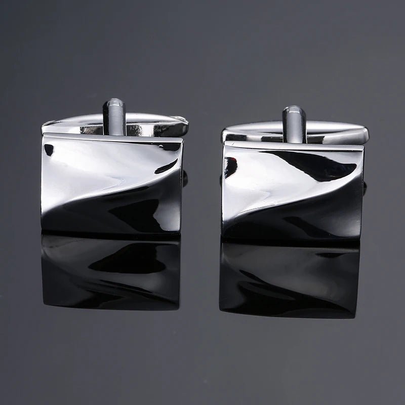 High quality men's French shirt cufflinks brand new fashion laser metal Chinese knot cufflinks manufacturer wholesale - Luzilly Bridal & Apparel