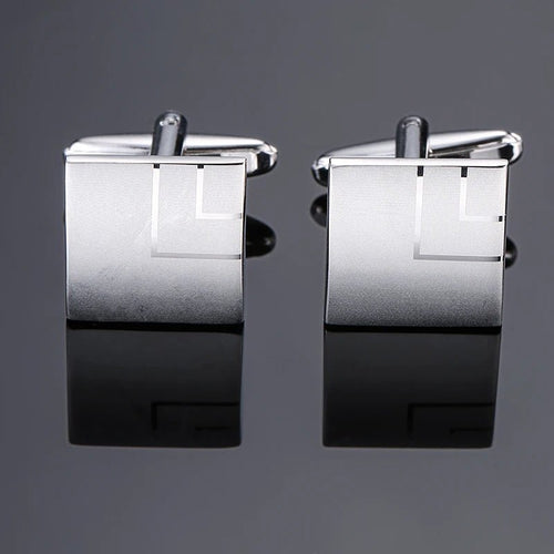 High quality men's French shirt cufflinks brand new fashion laser metal Chinese knot cufflinks manufacturer wholesale - Luzilly Bridal & Apparel