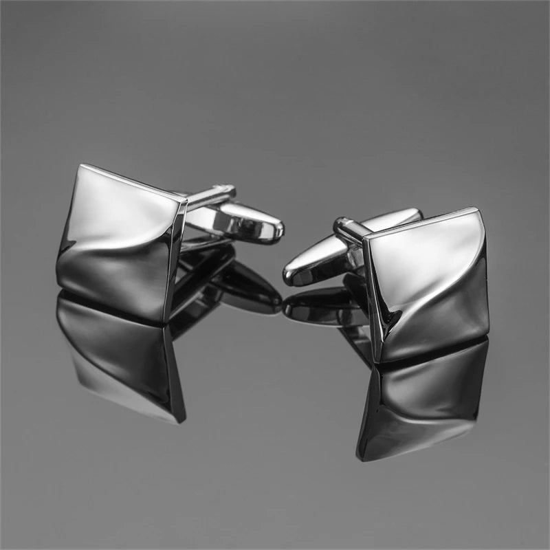 High quality men's French shirt cufflinks brand new fashion laser metal Chinese knot cufflinks manufacturer wholesale - Luzilly Bridal & Apparel