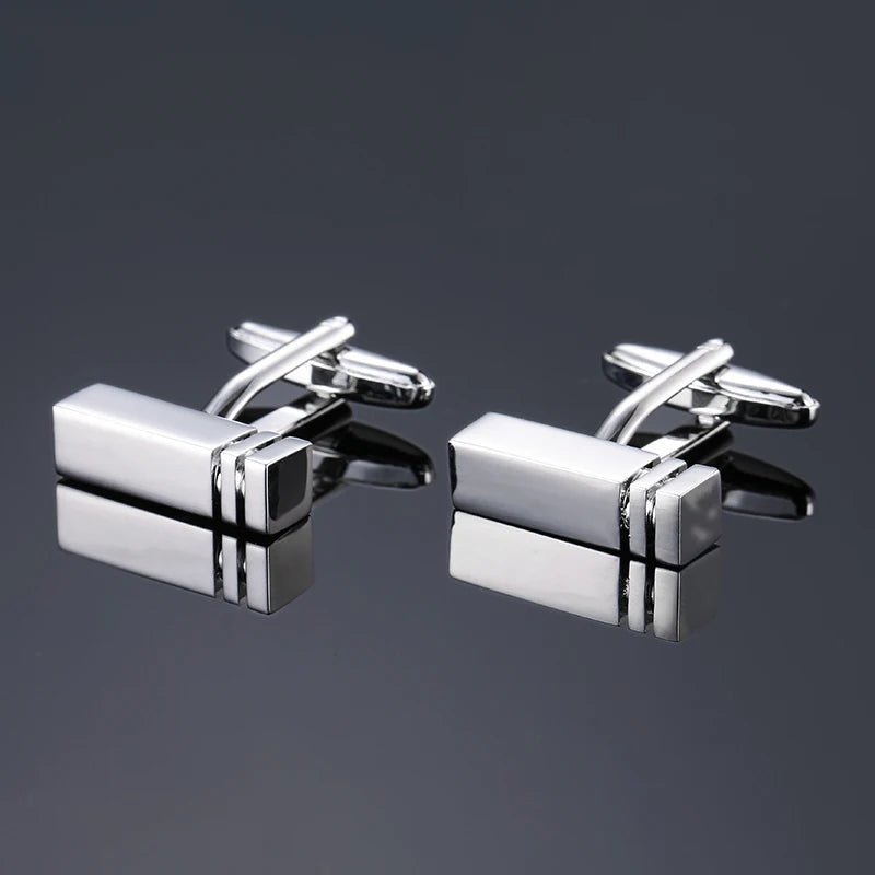 High quality men's French shirt cufflinks brand new fashion laser metal Chinese knot cufflinks manufacturer wholesale - Luzilly Bridal & Apparel