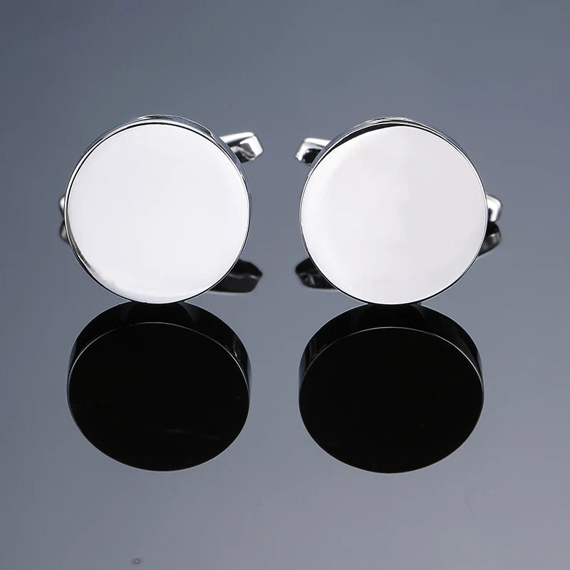 High quality men's French shirt cufflinks brand new fashion laser metal Chinese knot cufflinks manufacturer wholesale - Luzilly Bridal & Apparel