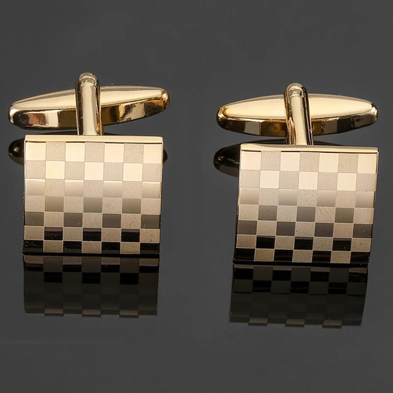 High quality men's French shirt cufflinks brand new fashion laser metal Chinese knot cufflinks manufacturer wholesale - Luzilly Bridal & Apparel