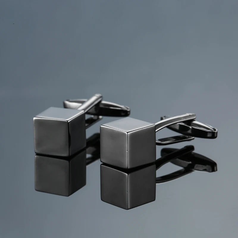 High quality men's French shirt cufflinks brand new fashion laser metal Chinese knot cufflinks manufacturer wholesale - Luzilly Bridal & Apparel