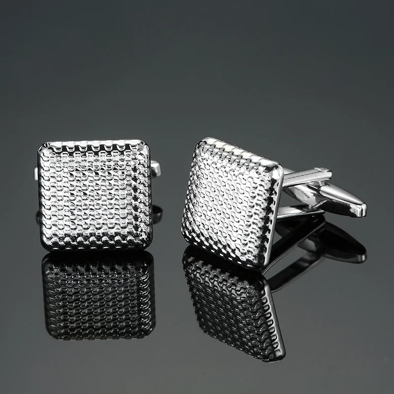 High quality men's French shirt cufflinks brand new fashion laser metal Chinese knot cufflinks manufacturer wholesale - Luzilly Bridal & Apparel