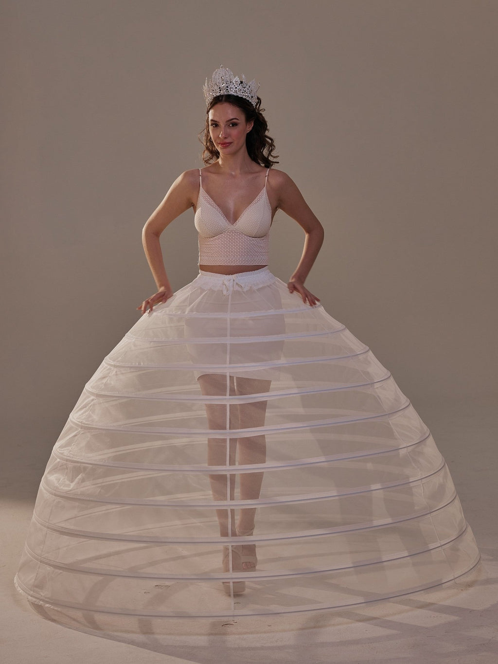 Hoop Skirt Crinoline Petticoat - Luzilly Bridal & Apparel