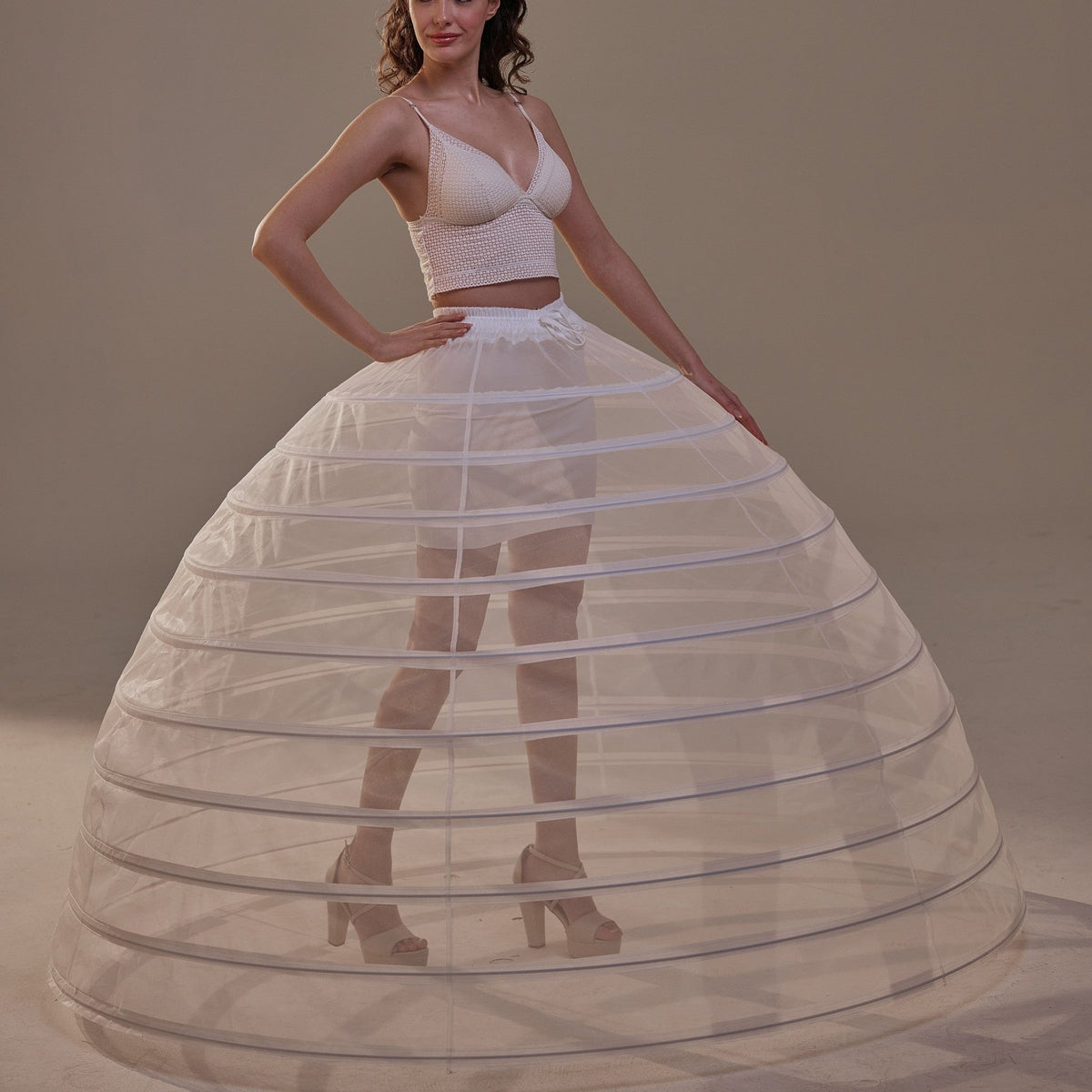 Hoop Skirt Crinoline Petticoat - Luzilly Bridal & Apparel
