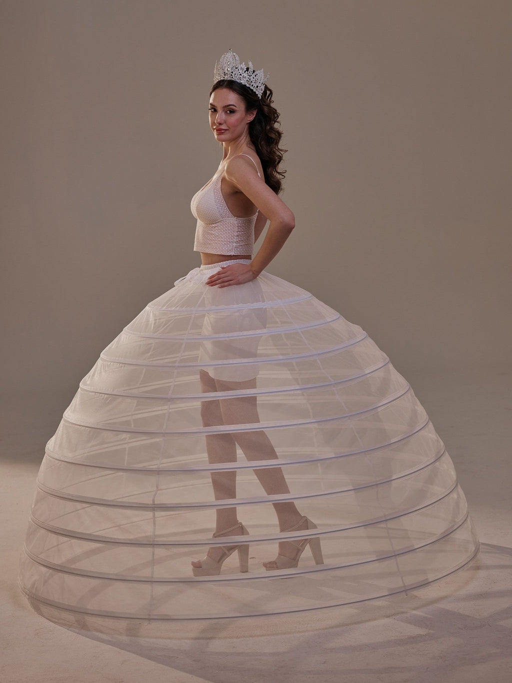 Hoop Skirt Crinoline Petticoat - Luzilly Bridal & Apparel