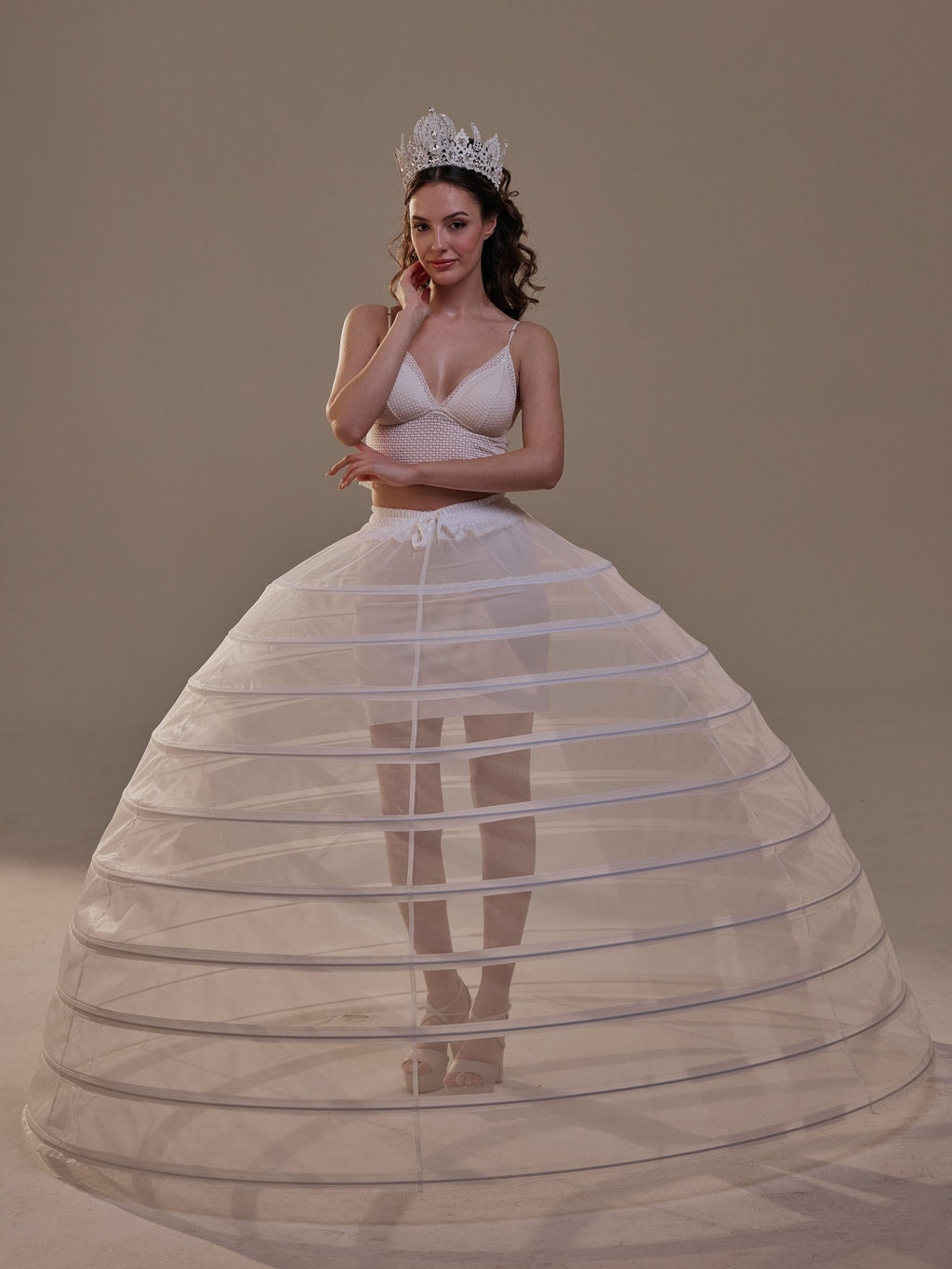 Hoop Skirt Crinoline Petticoat - Luzilly Bridal & Apparel