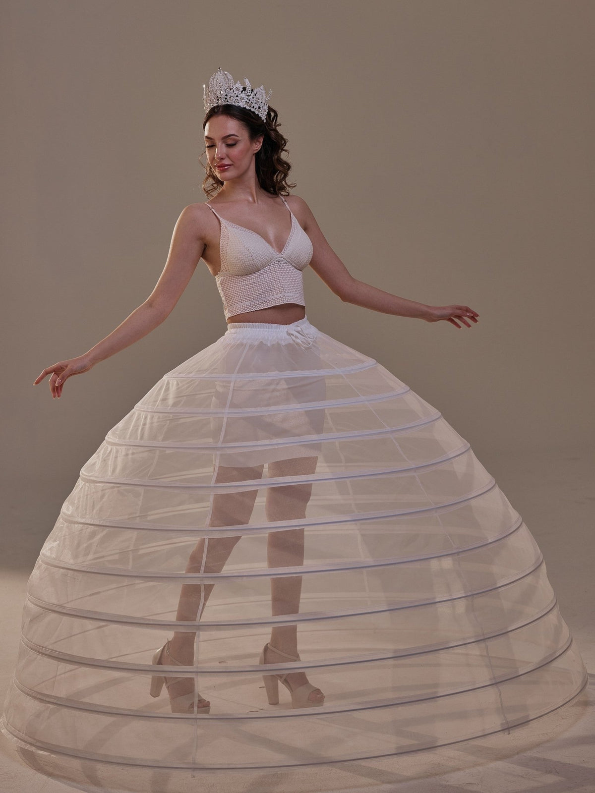 Hoop Skirt Crinoline Petticoat - Luzilly Bridal & Apparel