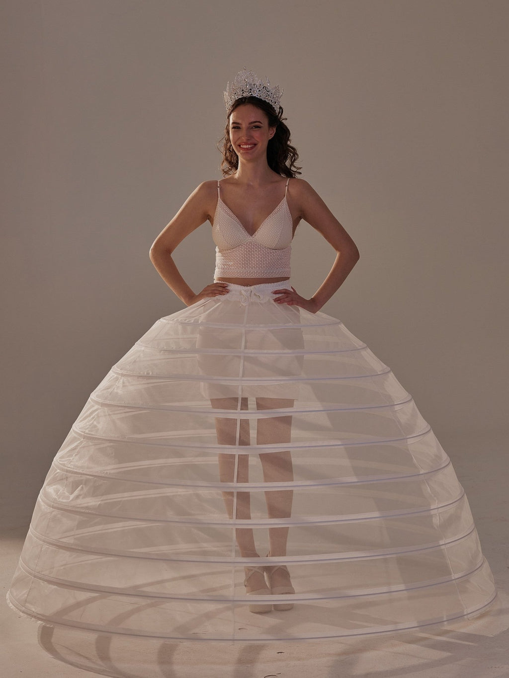 Hoop Skirt Crinoline Petticoat - Luzilly Bridal & Apparel