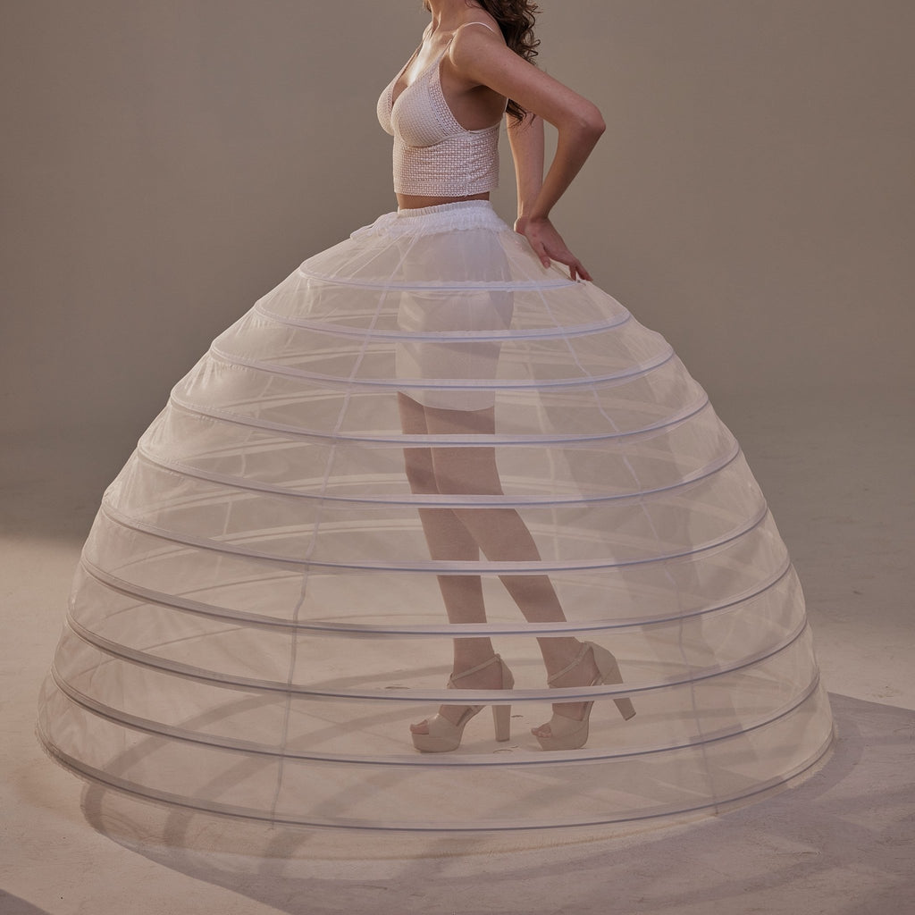 Hoop Skirt Crinoline Petticoat - Luzilly Bridal & Apparel