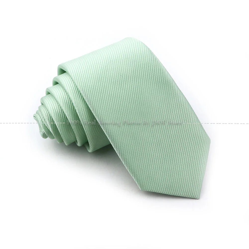 Hot Sale Sage Green Tie Set Polyester Necktie Bowtie Cufflink Brooch Cufflinks For Groom Suit Wedding Cravat Shirt Accessory - Luzilly Bridal & Apparel
