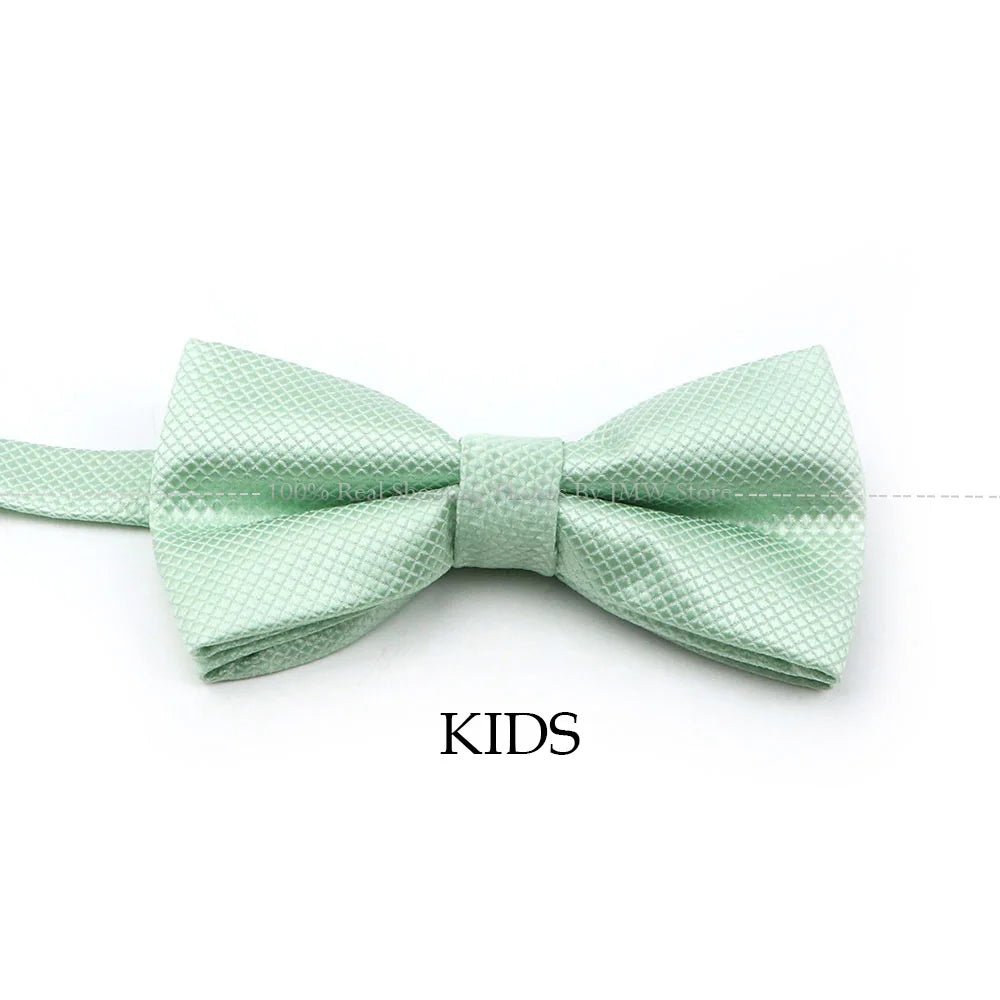 Hot Sale Sage Green Tie Set Polyester Necktie Bowtie Cufflink Brooch Cufflinks For Groom Suit Wedding Cravat Shirt Accessory - Luzilly Bridal & Apparel