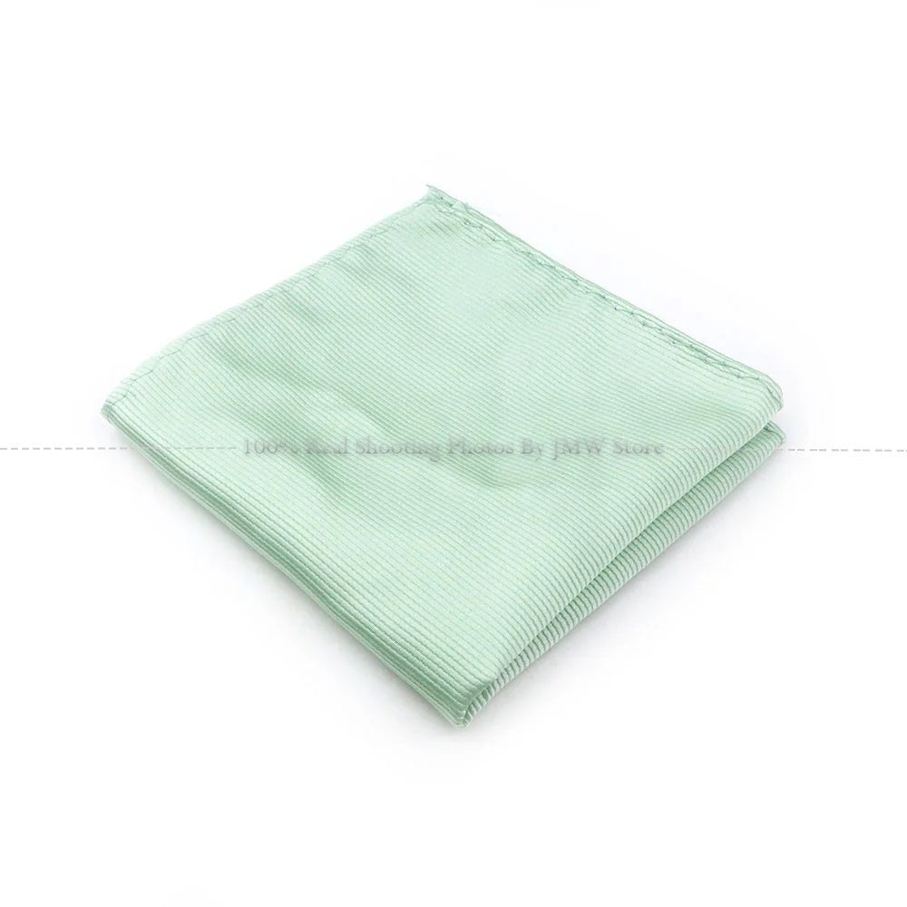 Hot Sale Sage Green Tie Set Polyester Necktie Bowtie Cufflink Brooch Cufflinks For Groom Suit Wedding Cravat Shirt Accessory - Luzilly Bridal & Apparel