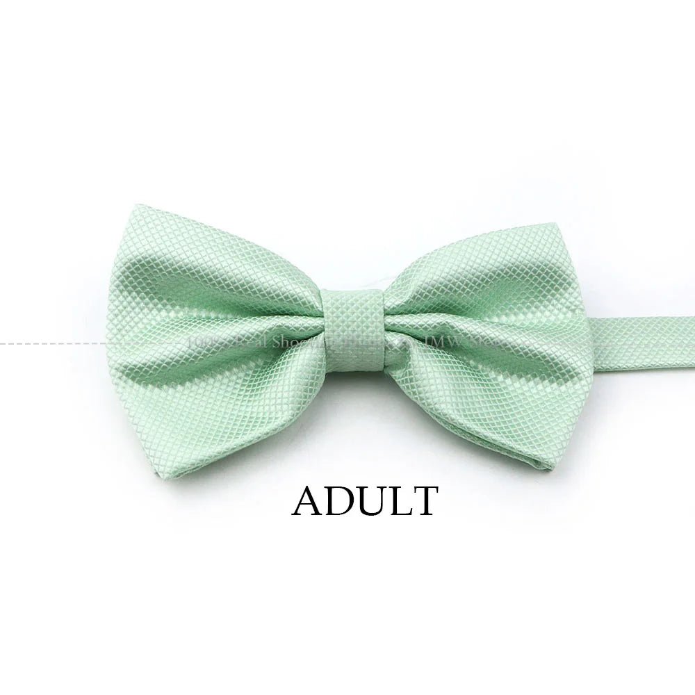 Hot Sale Sage Green Tie Set Polyester Necktie Bowtie Cufflink Brooch Cufflinks For Groom Suit Wedding Cravat Shirt Accessory - Luzilly Bridal & Apparel