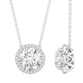 IGI Certified 5 Carat Lab Grown Diamond Wedding Necklace - Luzilly Bridal & Apparel