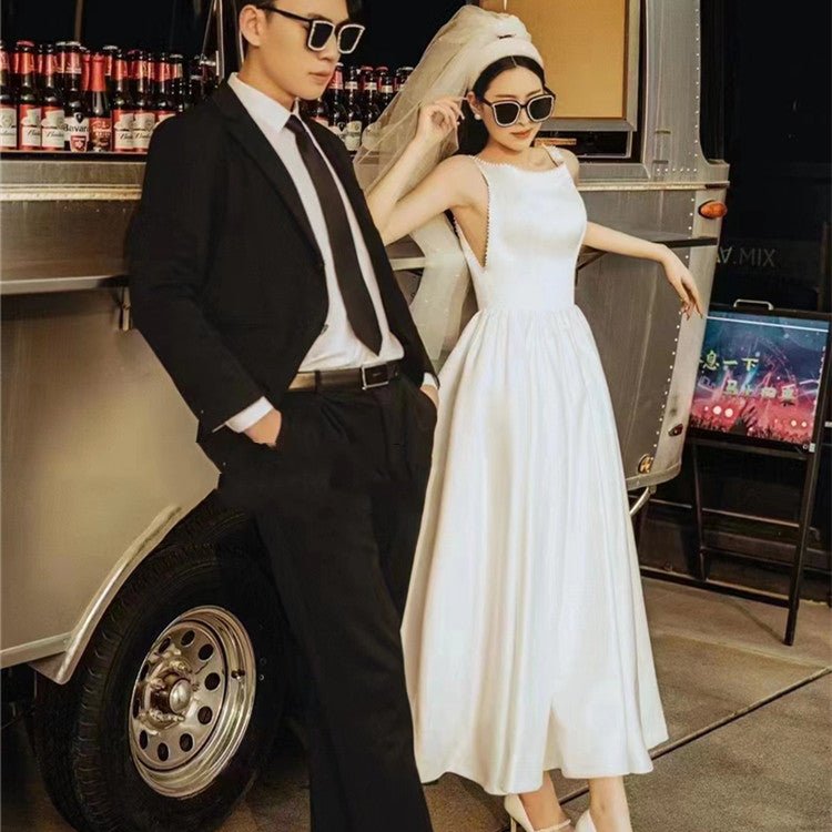 Indoor Theme Vintage Style Photo Wedding Dress Set - Luzilly Bridal & Apparel