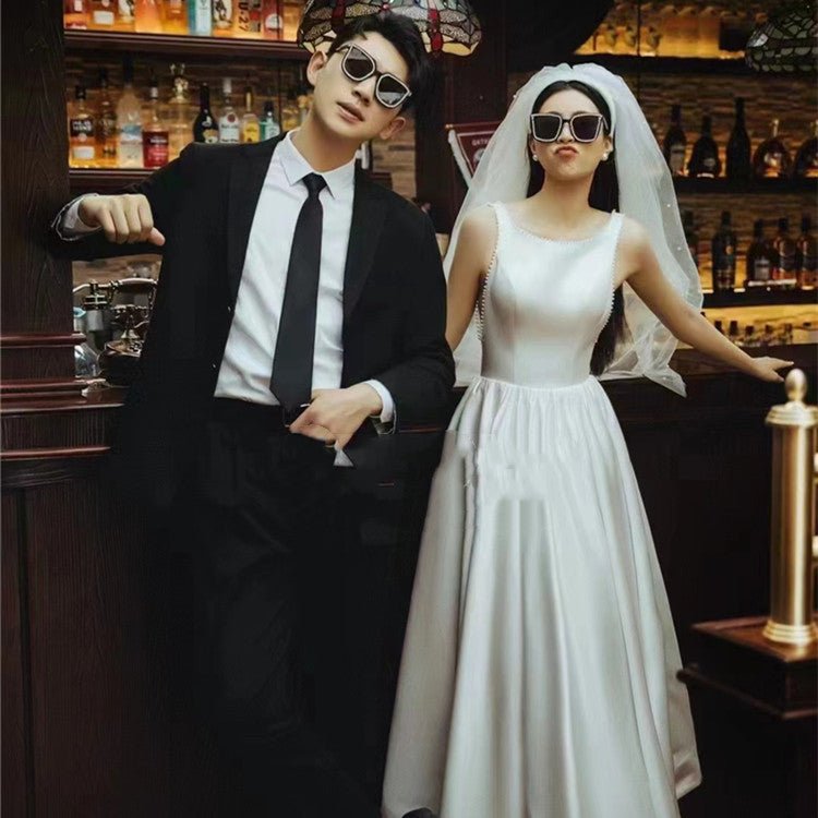 Indoor Theme Vintage Style Photo Wedding Dress Set - Luzilly Bridal & Apparel