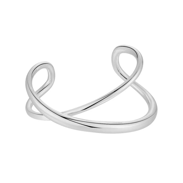 Irregular Bangle Open Bracelet For Women Gold Color Punk Fashion Jewelry - Luzilly Bridal & Apparel