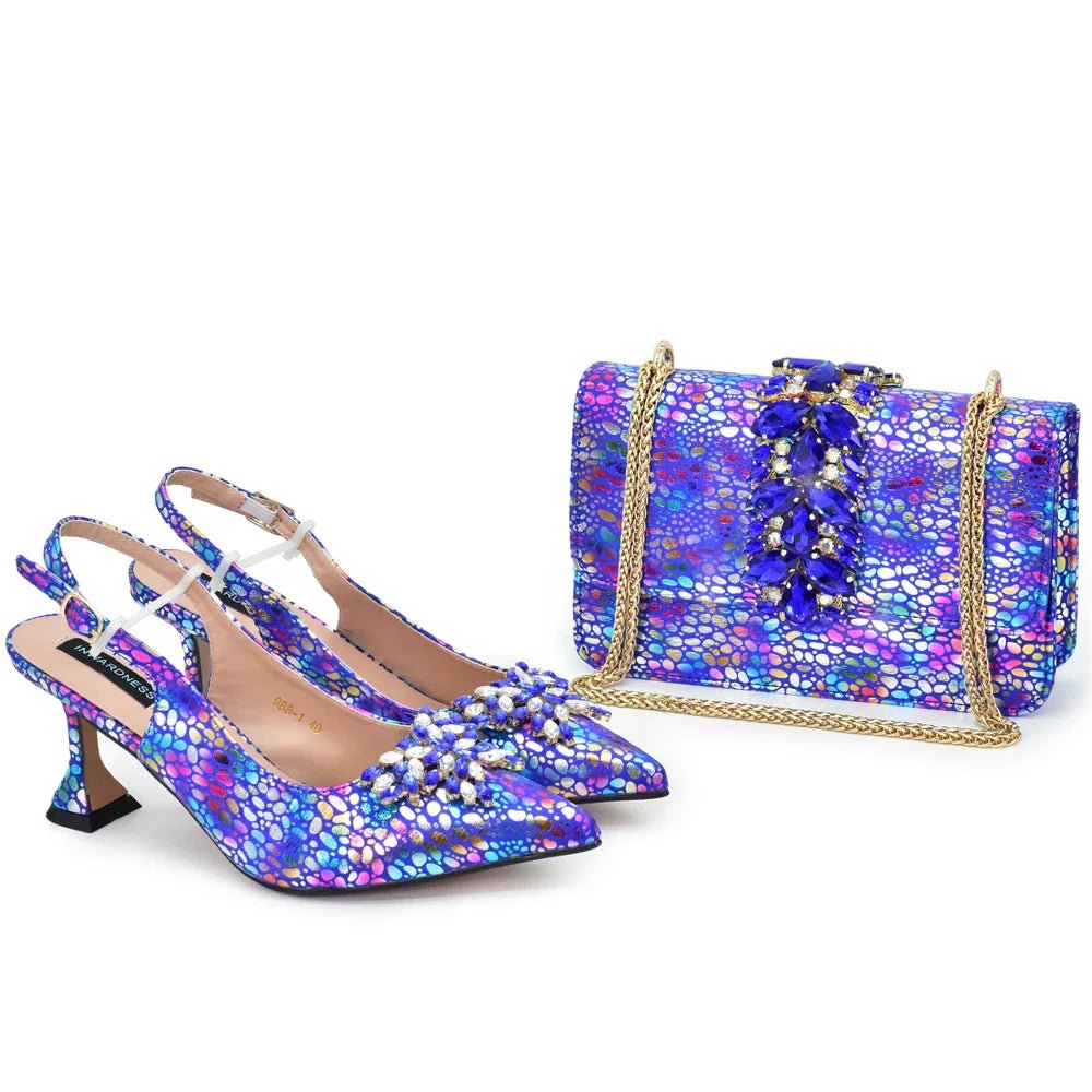 Italian Shoes And Bag Sets EDB1-1 - Luzilly Bridal & Apparel