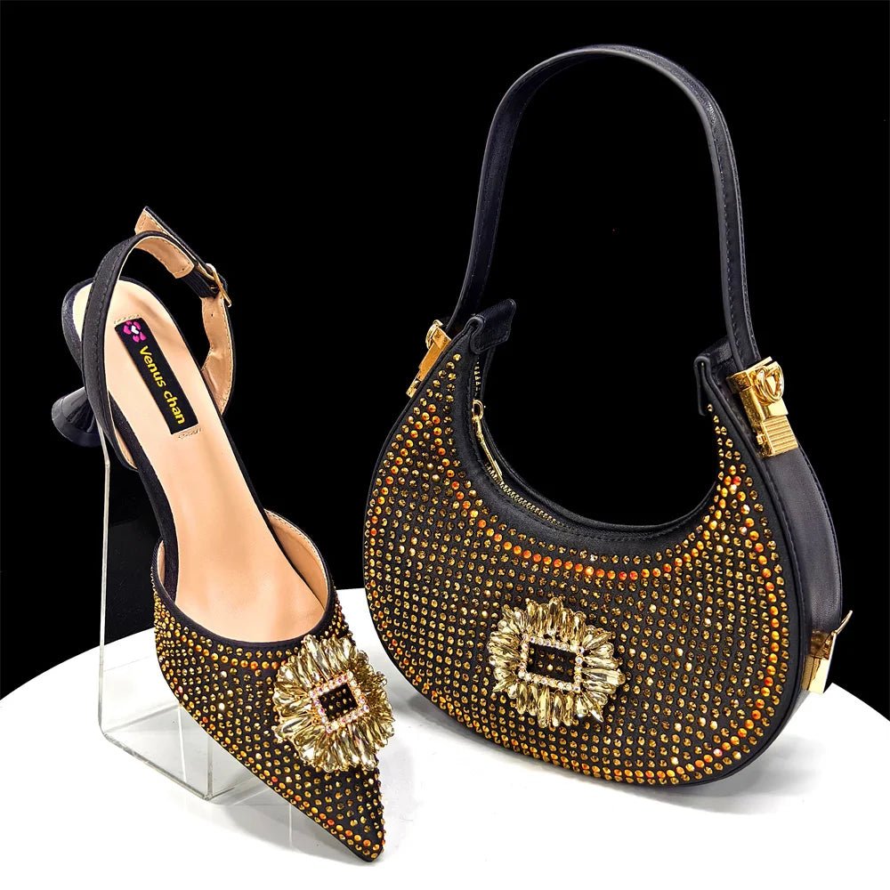Italian Shoes And Bag Sets EDG1-21 - Luzilly Bridal & Apparel