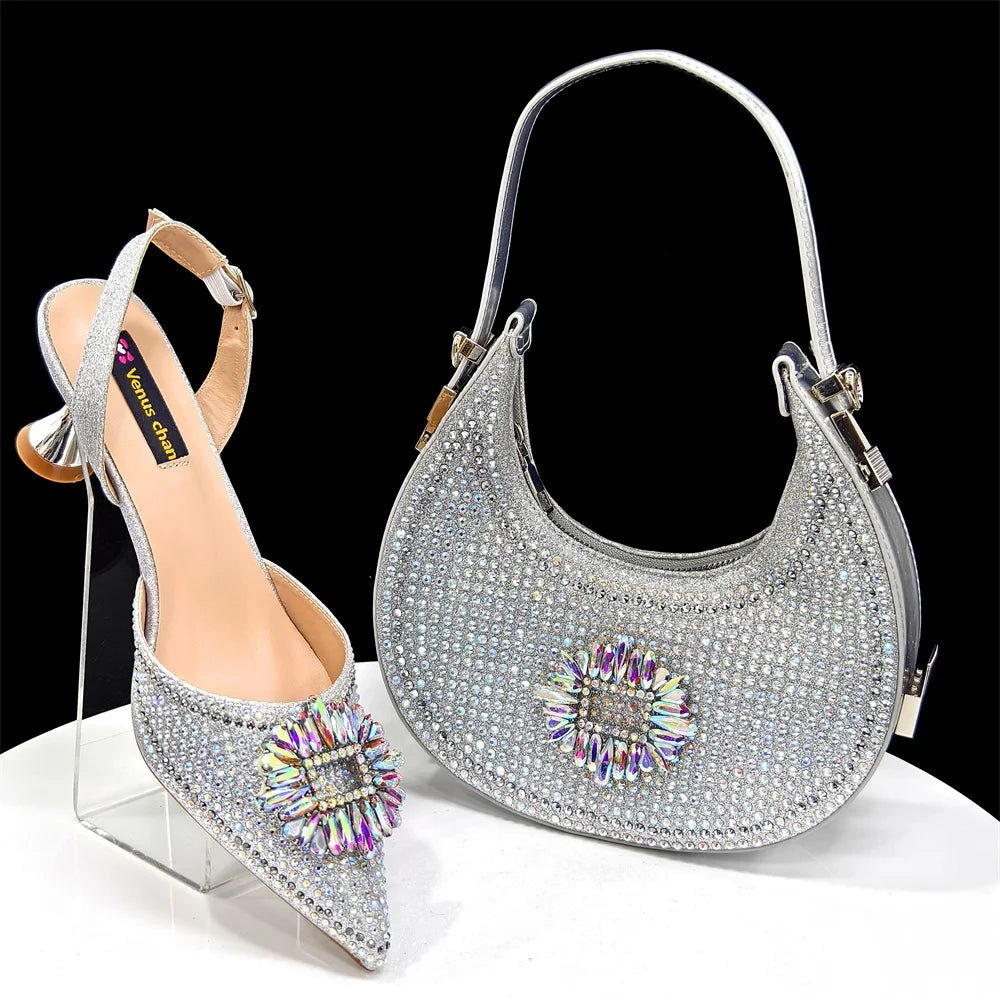 Italian Shoes And Bag Sets EDG1-21 - Luzilly Bridal & Apparel