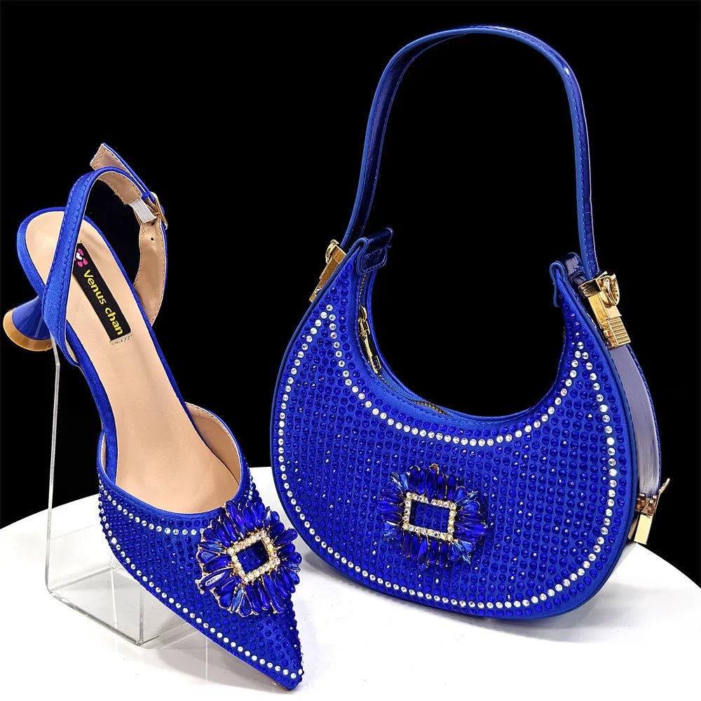 Italian Shoes And Bag Sets EDG1-21 - Luzilly Bridal & Apparel