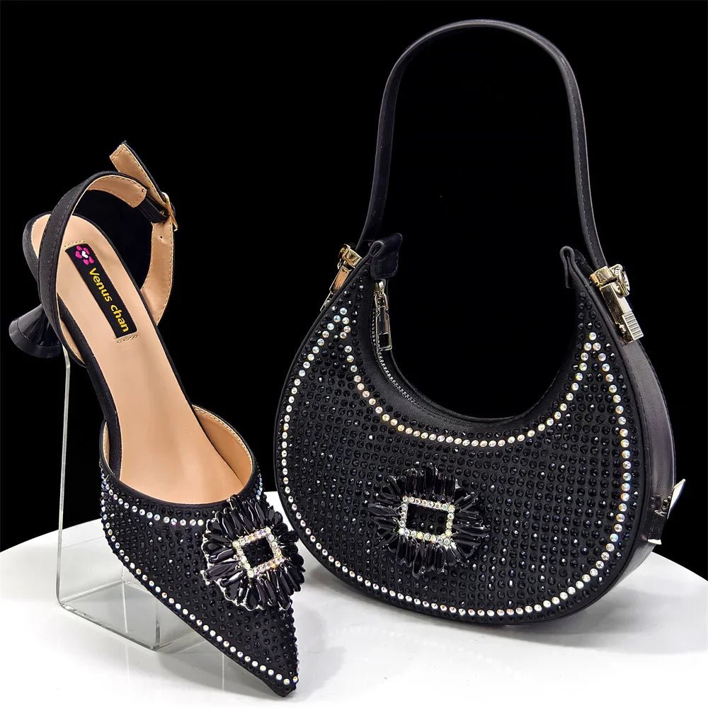 Italian Shoes And Bag Sets EDG1-21 - Luzilly Bridal & Apparel