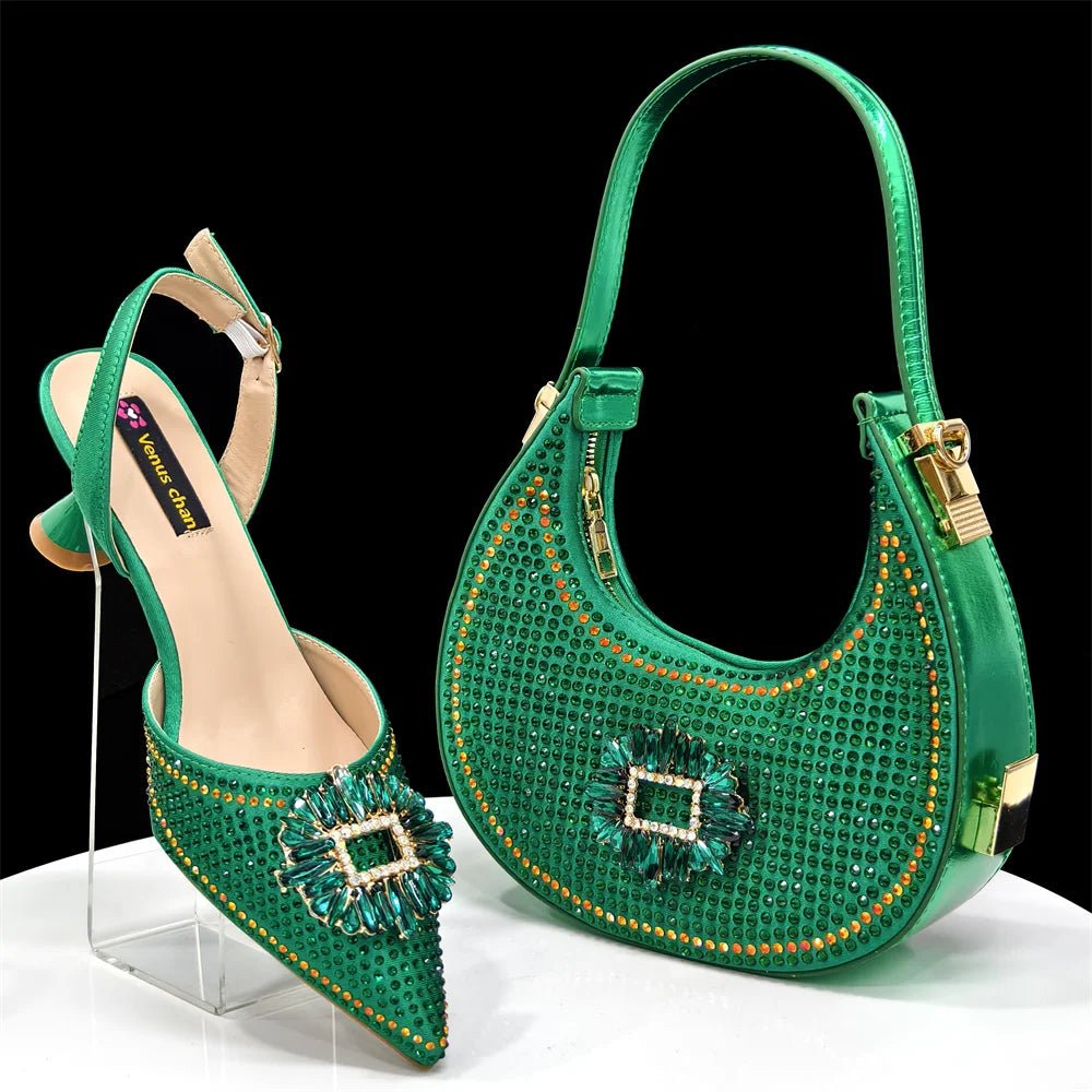 Italian Shoes And Bag Sets EDG1-21 - Luzilly Bridal & Apparel