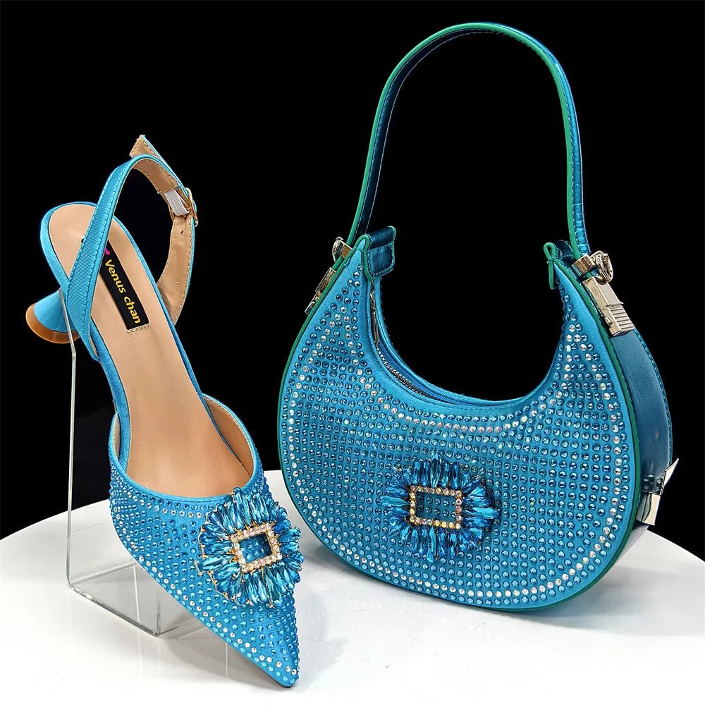 Italian Shoes And Bag Sets EDG1-21 - Luzilly Bridal & Apparel