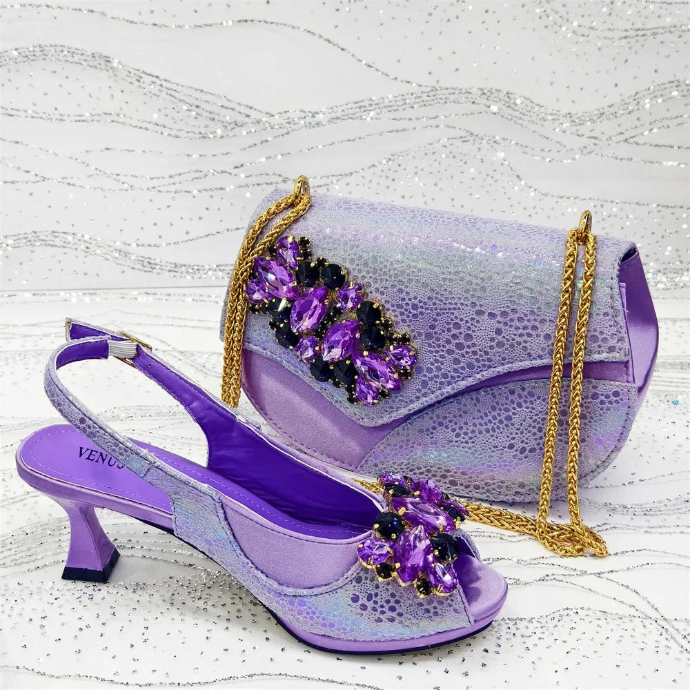 Italian Shoes And Bag Sets For HV1-1 - Luzilly Bridal & Apparel